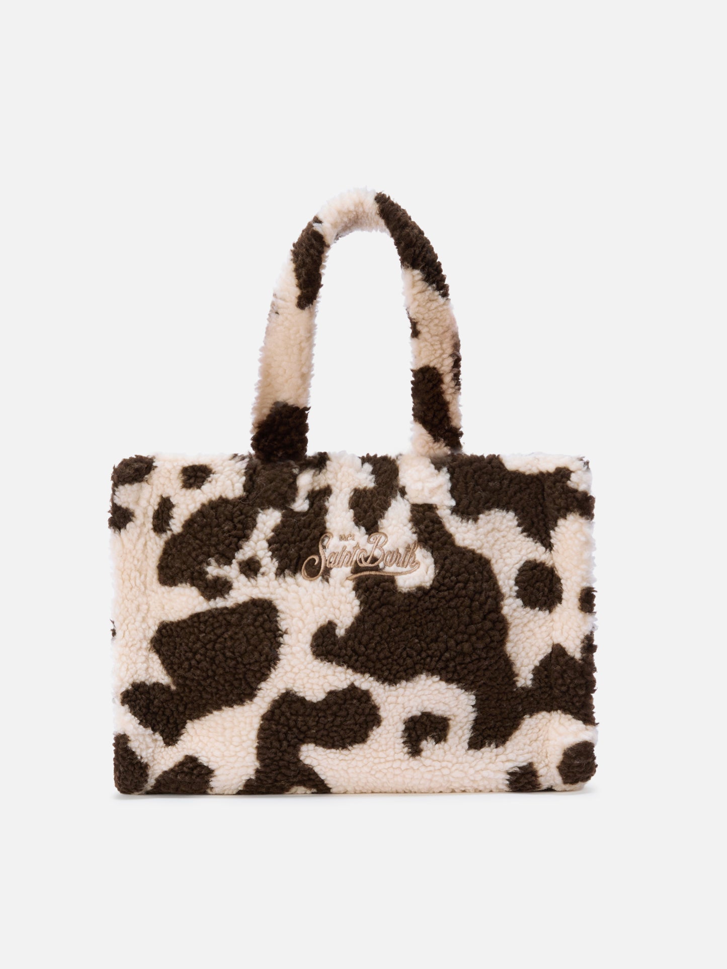 Colette Teddy cow print bag