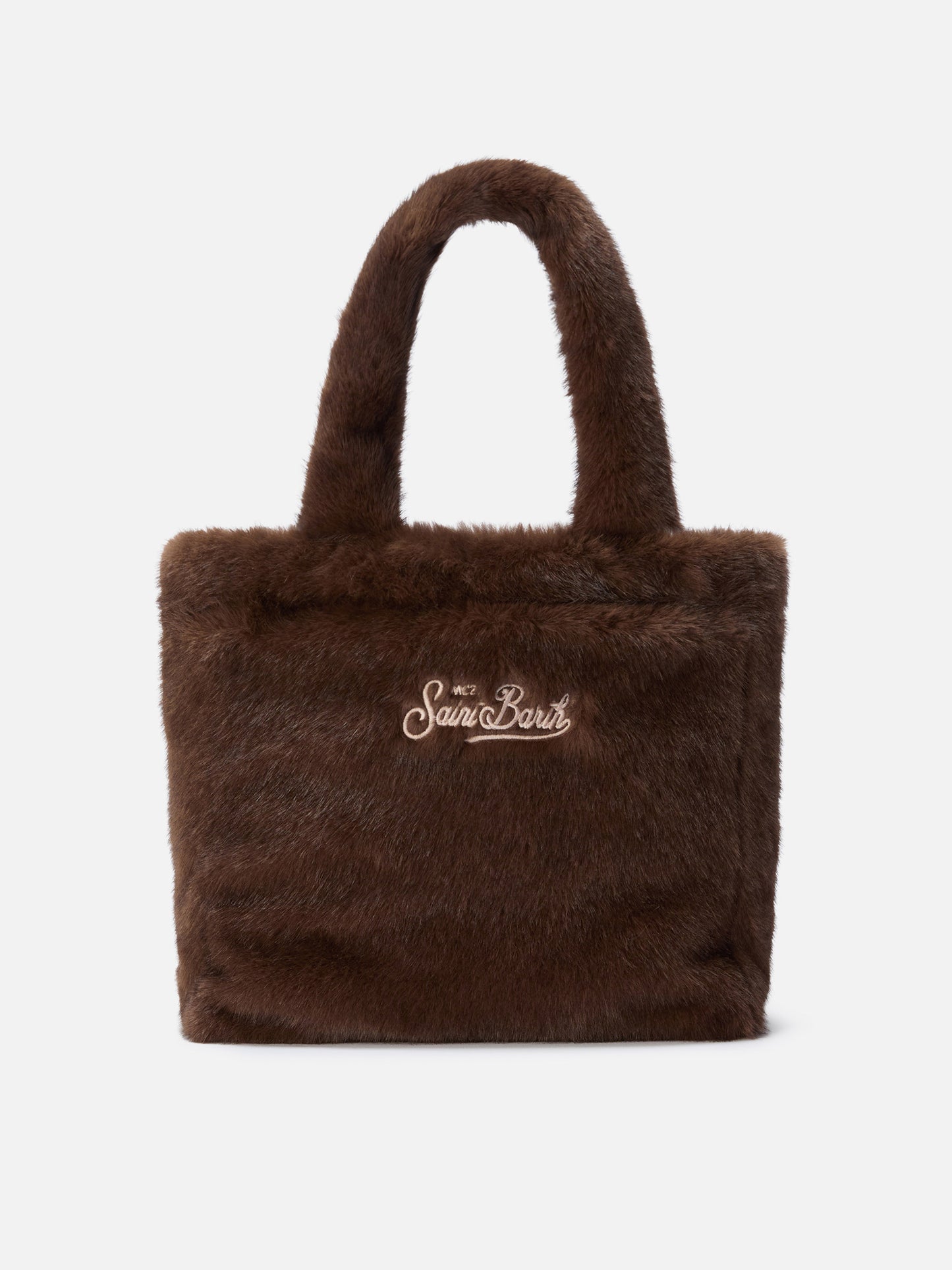 Colette Soft Handtasche aus braunem Kunstpelz