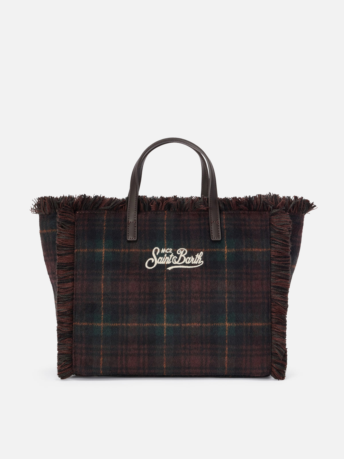 sac en laine Colette à motif tartan 