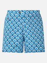 Man Comfort Badeshorts mit geometrischem Print