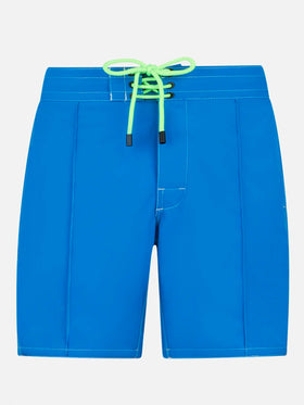 Long stretch bluette Comfort Surf swim shorts