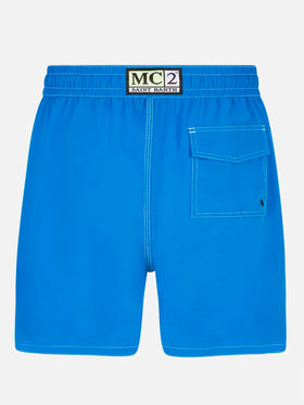 Long stretch bluette Comfort Surf swim shorts