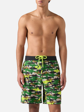 Comfort Surf Badeshorts mit Camouflage-Muster