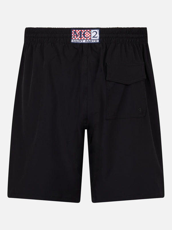 Man black Comfort Surf swim shorts