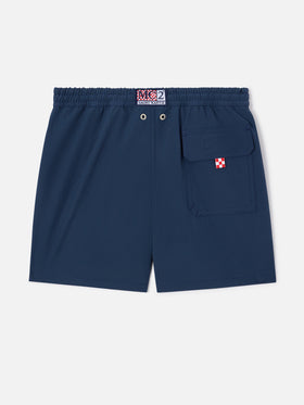 Bañador short cómodo azul marino para niño 