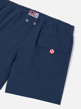 Bañador short cómodo azul marino para niño 