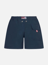 Boy comfort navy blue swim shorts