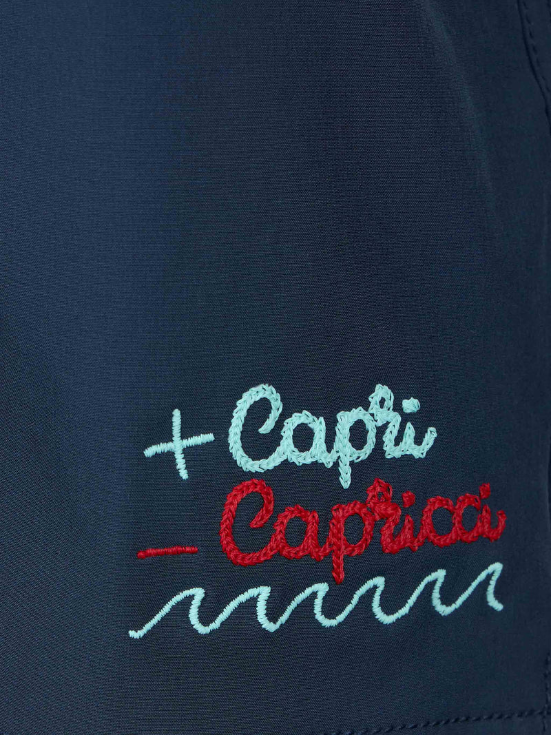 Boy Comfort Badeshorts mit + Capri - Capricci-Stickerei | INSULTI LUMINOSI SONDEREDITION