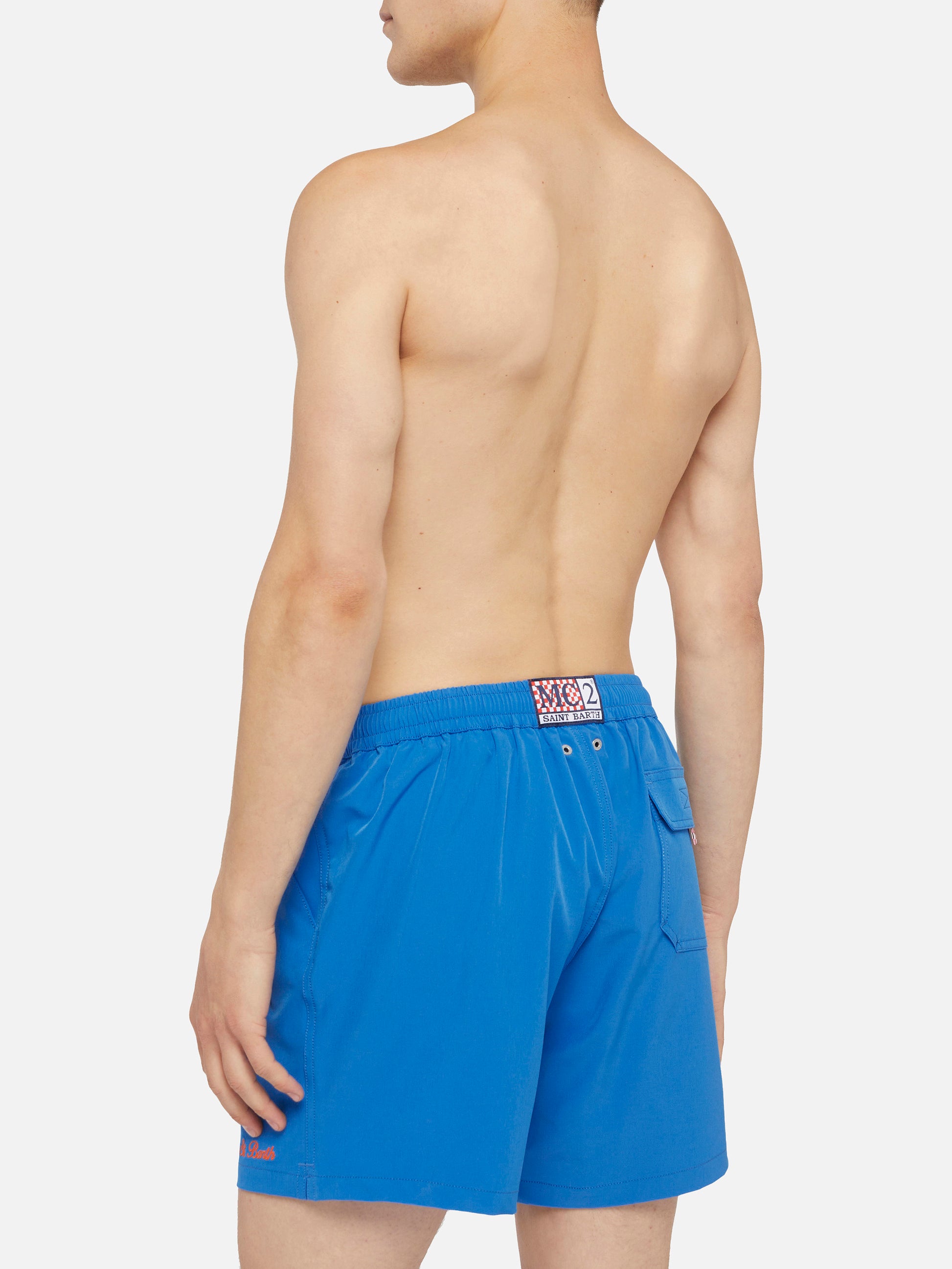 Bluette Comfort swim shorts with St. Barth embroidery - MC2 Saint Barth