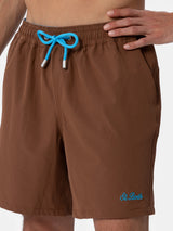 Man brown Comfort swim shorts