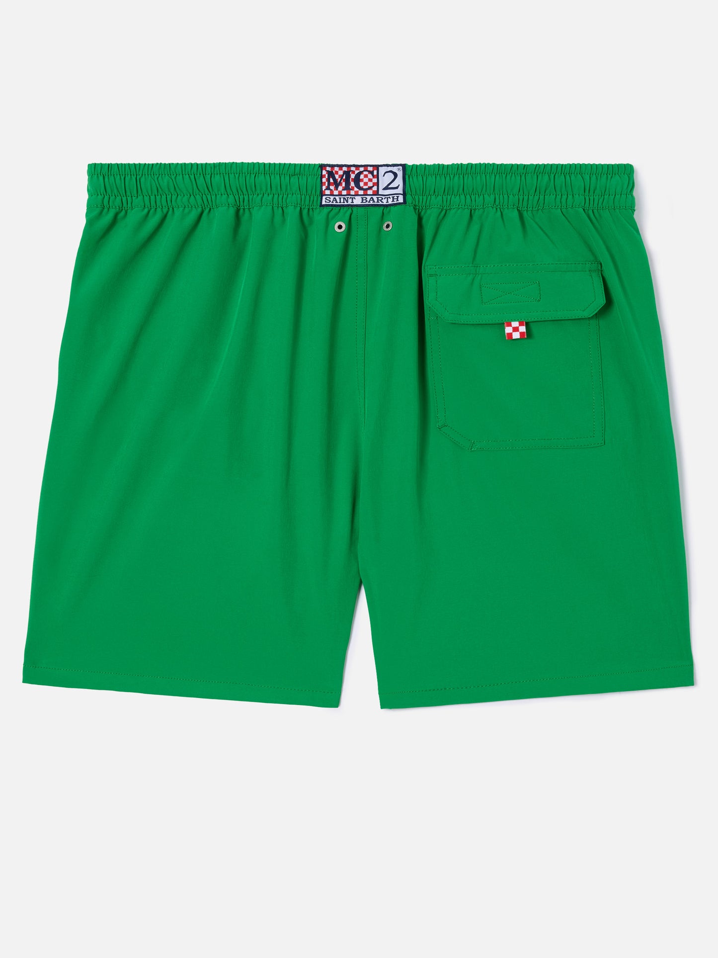 Costume mare Comfort verde con ricamo Faccio tutto a fin di bere