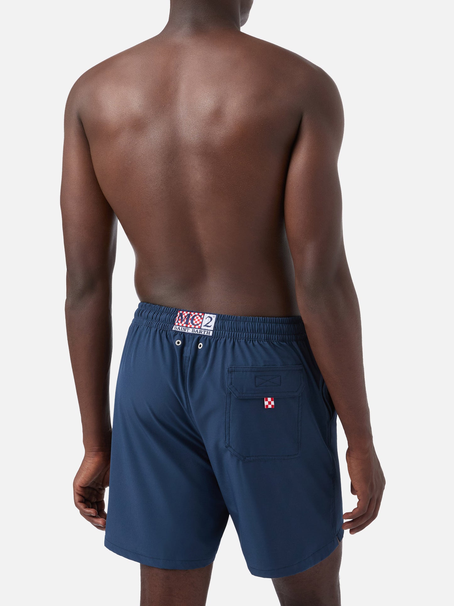 Costume mare Comfort blu con ricamo Gin Gin