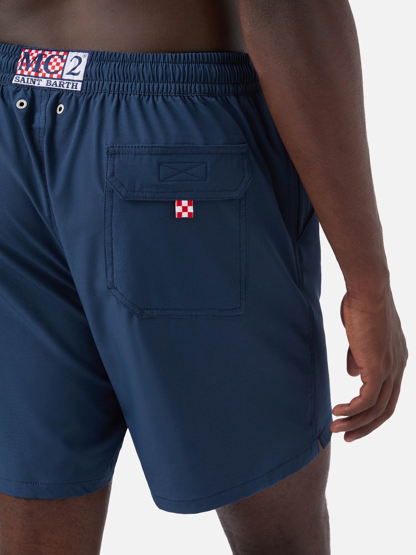 Costume mare Comfort blu con ricamo Gin Gin