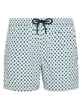 Comfort Light swim shorts with tie print - MC2 Saint Barth