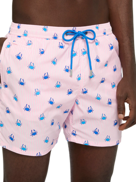 Comfort Light swim shorts with crab print - MC2 Saint Barth
