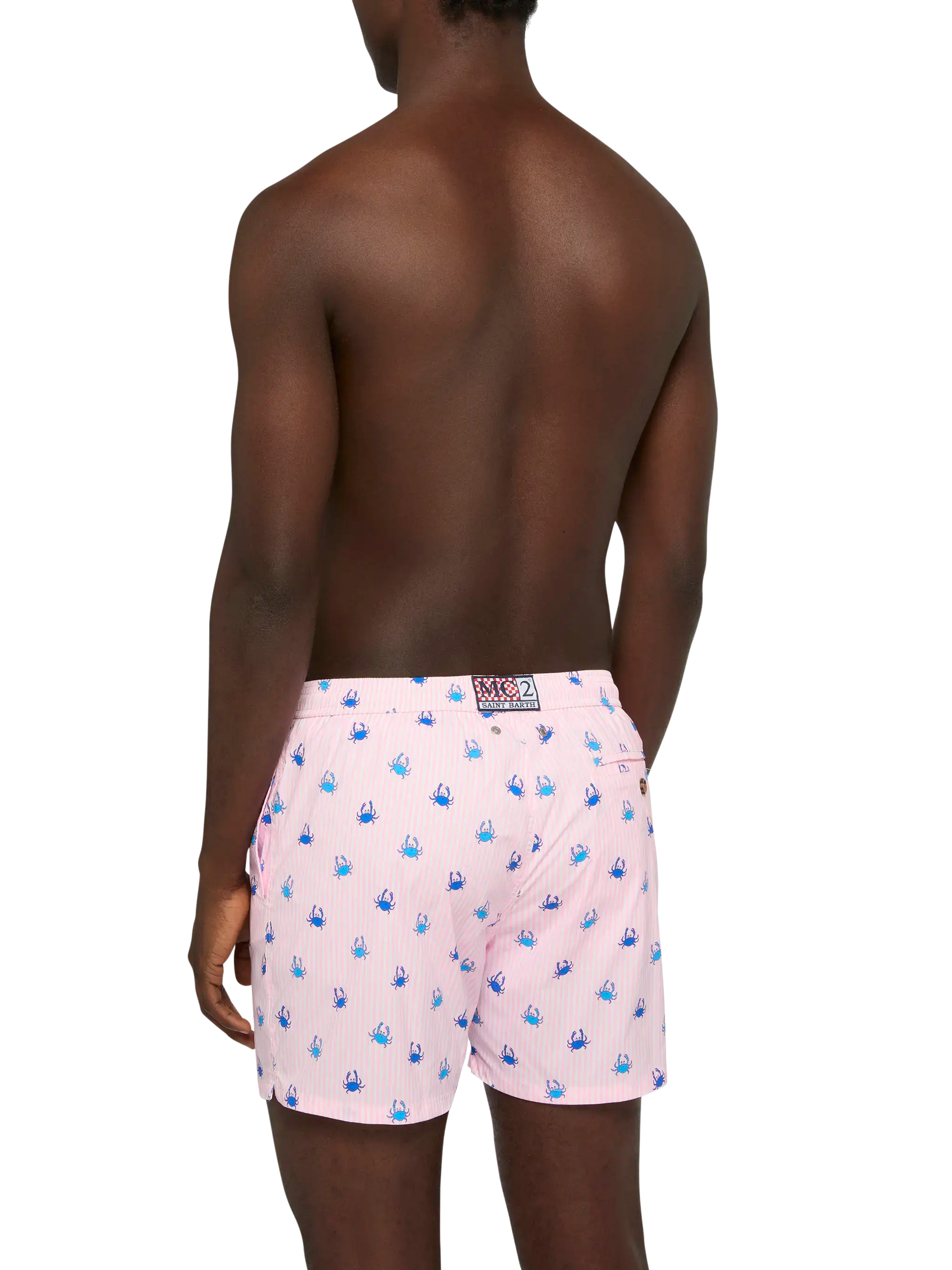 Comfort Light swim shorts with crab print - MC2 Saint Barth