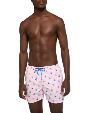 Comfort Light swim shorts with crab print - MC2 Saint Barth