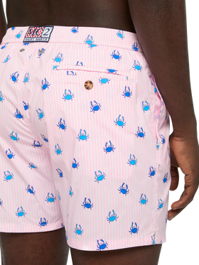 Comfort Light swim shorts with crab print - MC2 Saint Barth