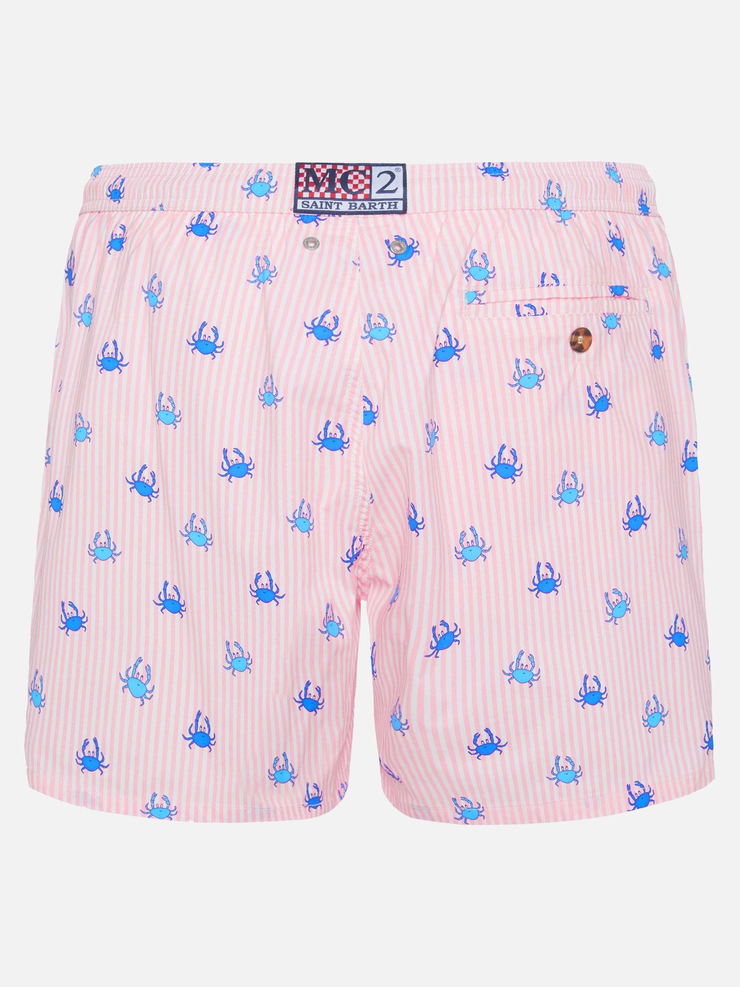 Comfort Light swim shorts with crab print - MC2 Saint Barth