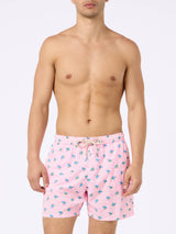 Man Comfort Light swim shorts with sea turtles print