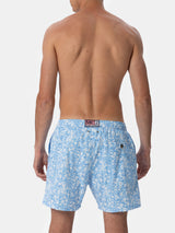 Man Comfort Light swim shorts with flower print