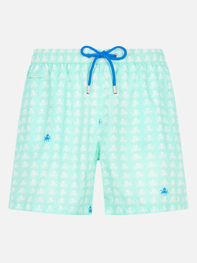 Comfort Light swim shorts with octopus print - MC2 Saint Barth