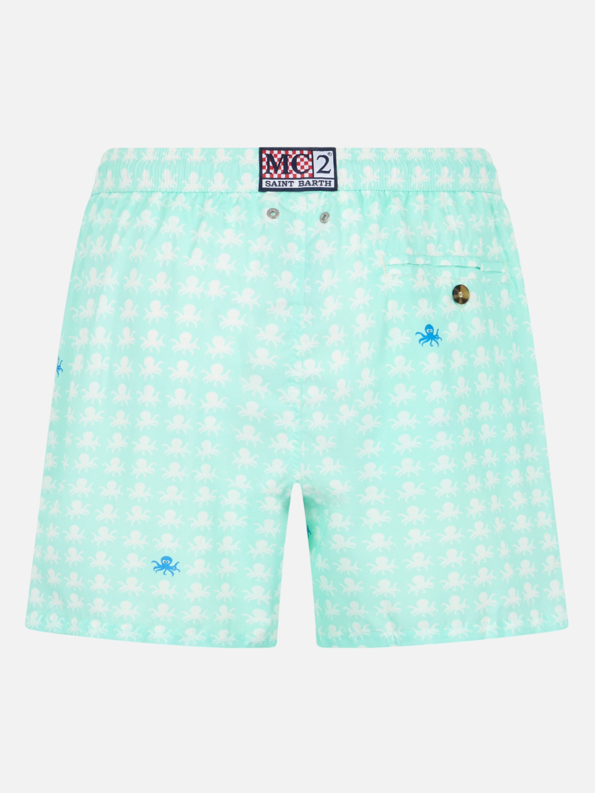 Comfort Light swim shorts with octopus print - MC2 Saint Barth