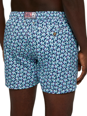 Comfort Light swim shorts with fish print - MC2 Saint Barth