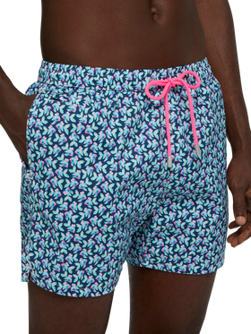 Comfort Light swim shorts with fish print - MC2 Saint Barth