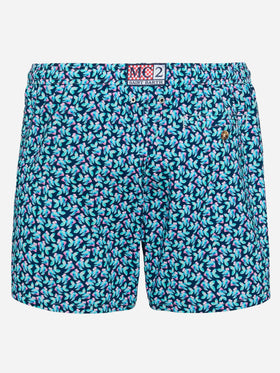 Costume mare Comfort Light con stampa pesci