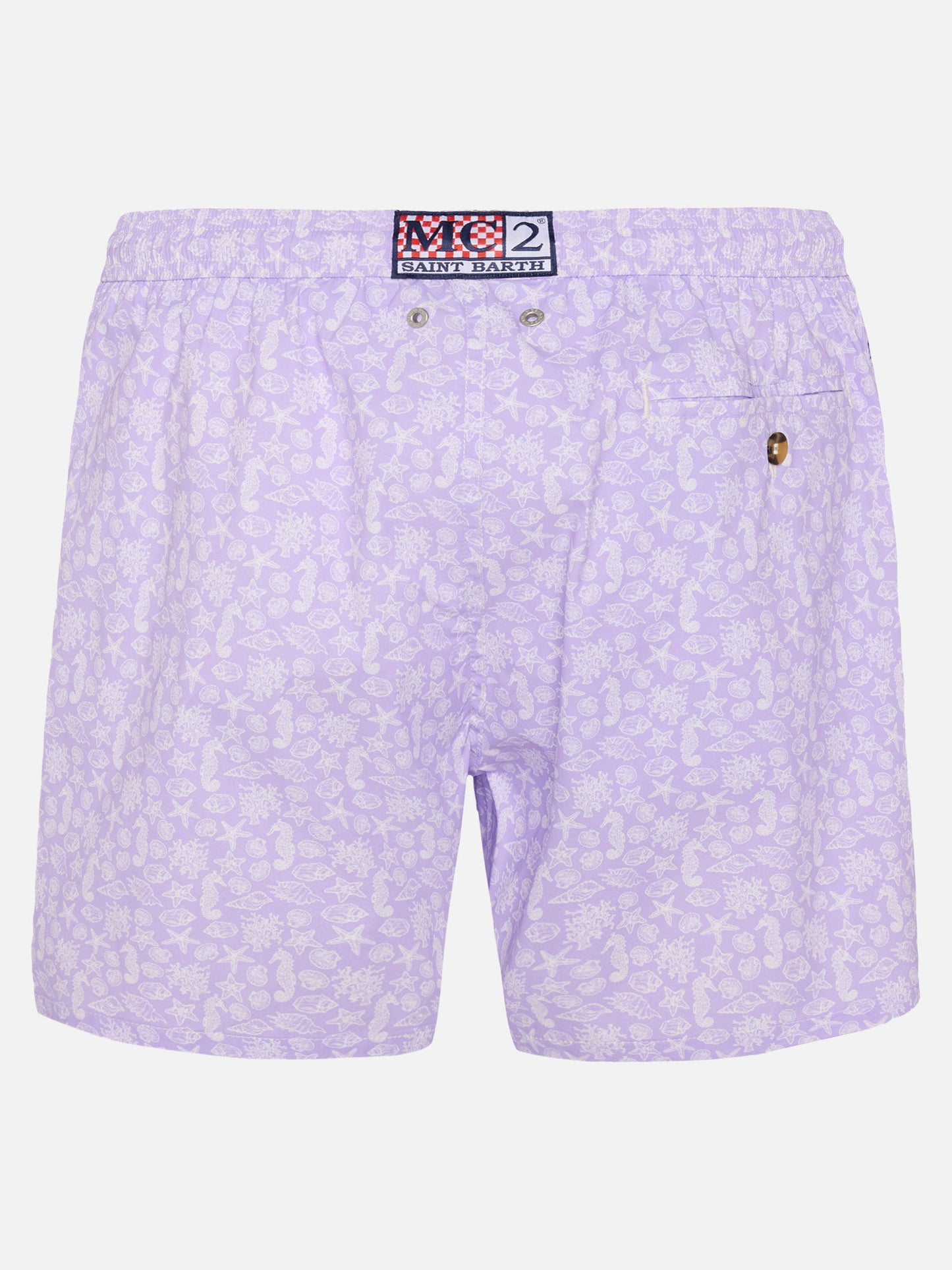 Comfort Light swim shorts with sea animals print