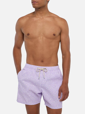 Comfort Light swim shorts with sea animals print