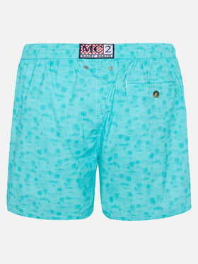 Comfort Light Badeshorts mit Hawaii-Print