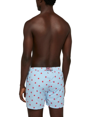 Comfort Light swim shorts with starfish print - MC2 Saint Barth