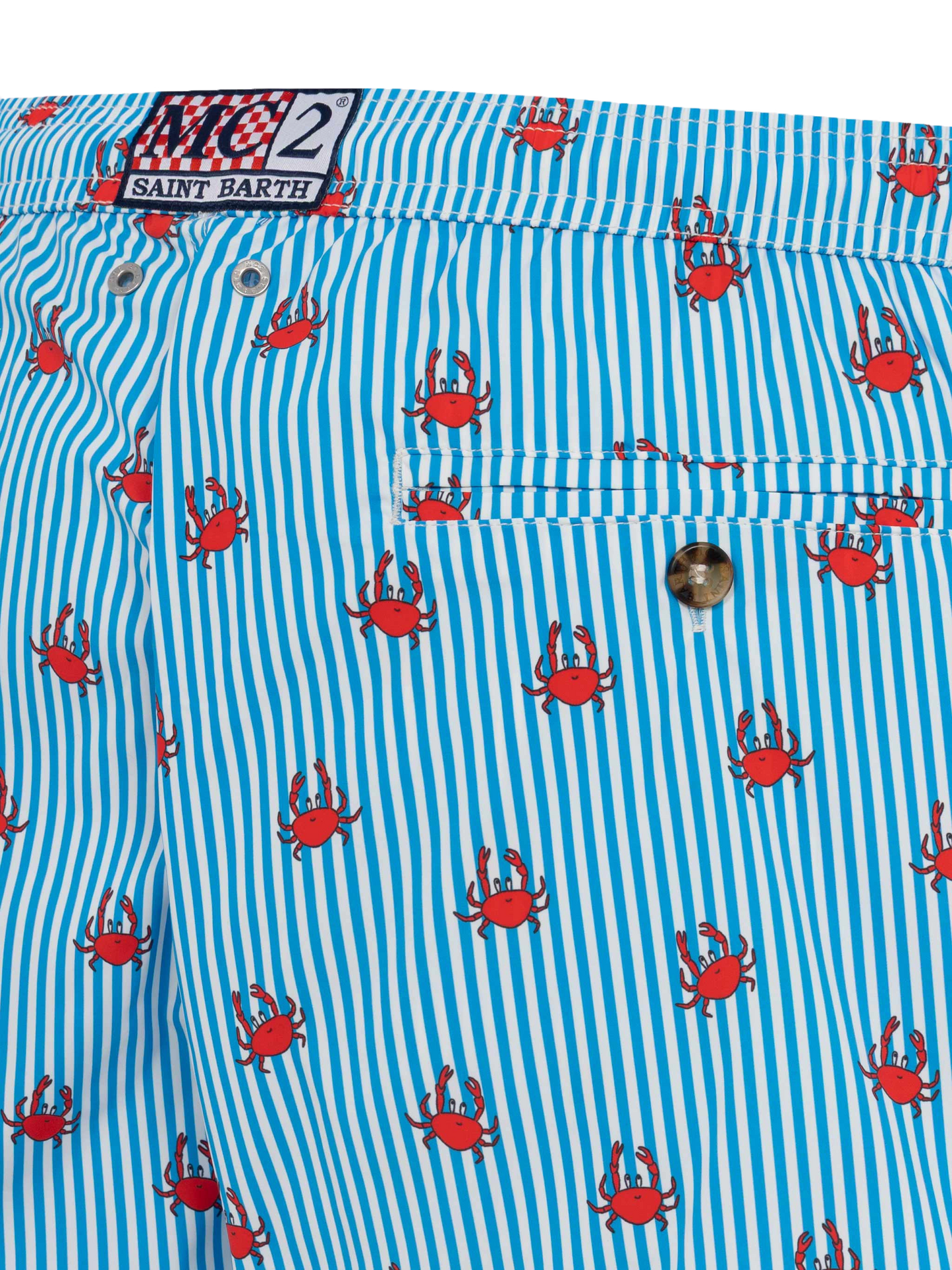 Comfort Light swim shorts with crabs print - MC2 Saint Barth