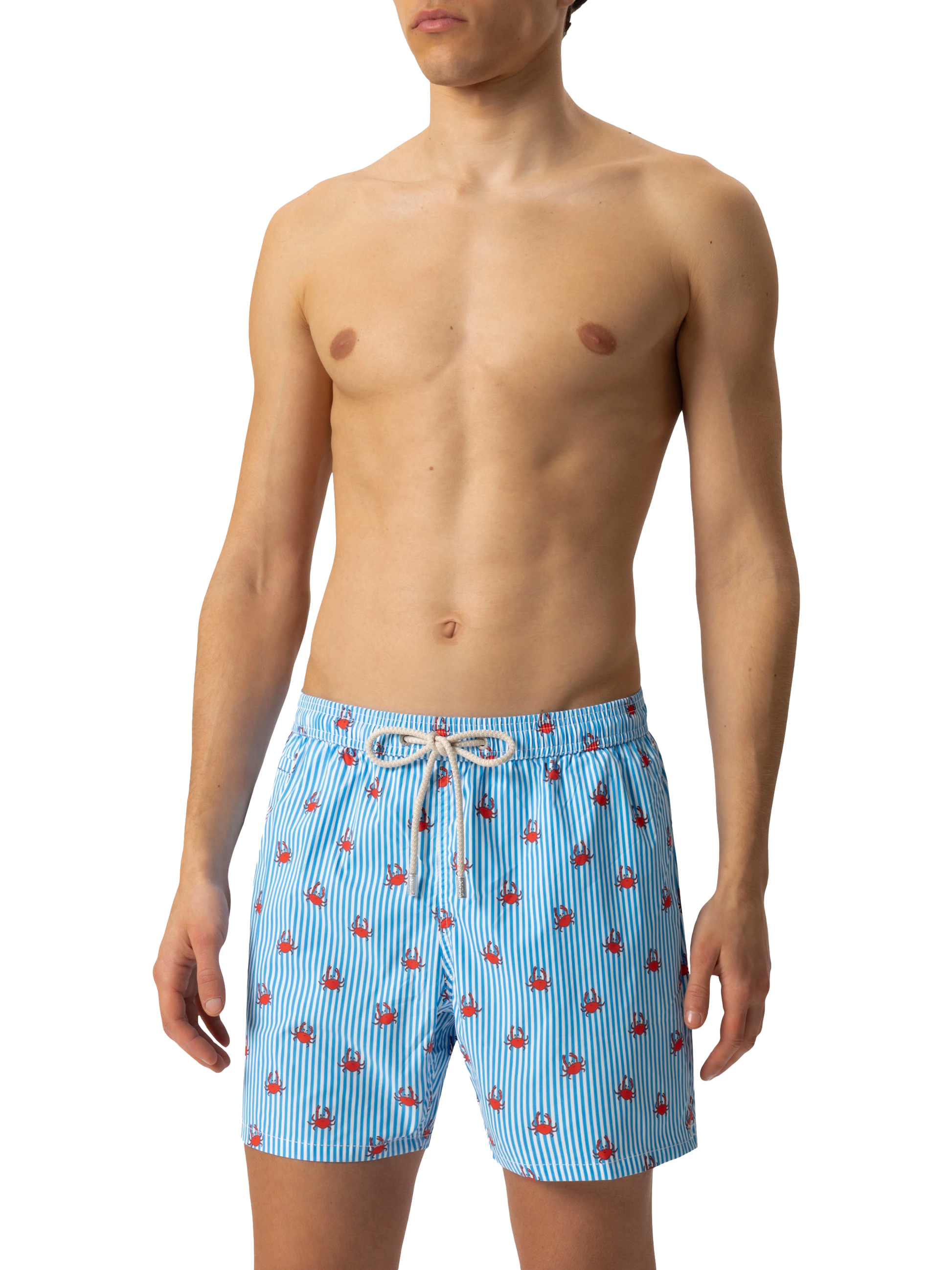 Comfort Light swim shorts with crabs print - MC2 Saint Barth