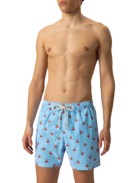 Comfort Light swim shorts with crabs print - MC2 Saint Barth