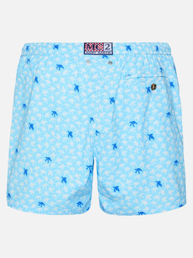 Comfort Light swim shorts with sea turtle print - MC2 Saint Barth