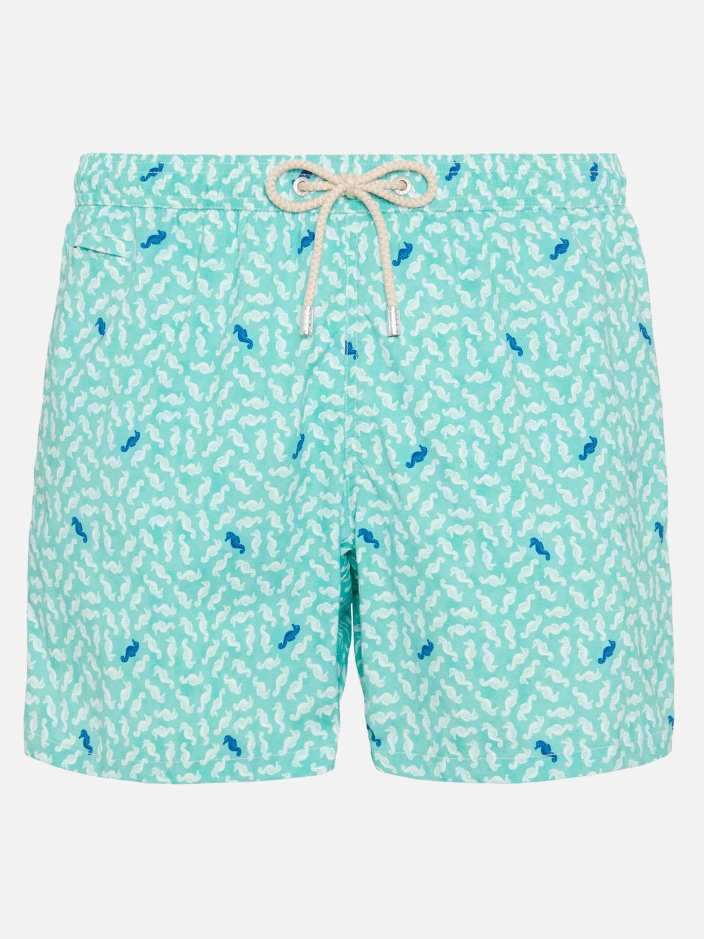 Comfort Light swim shorts with sea horse print