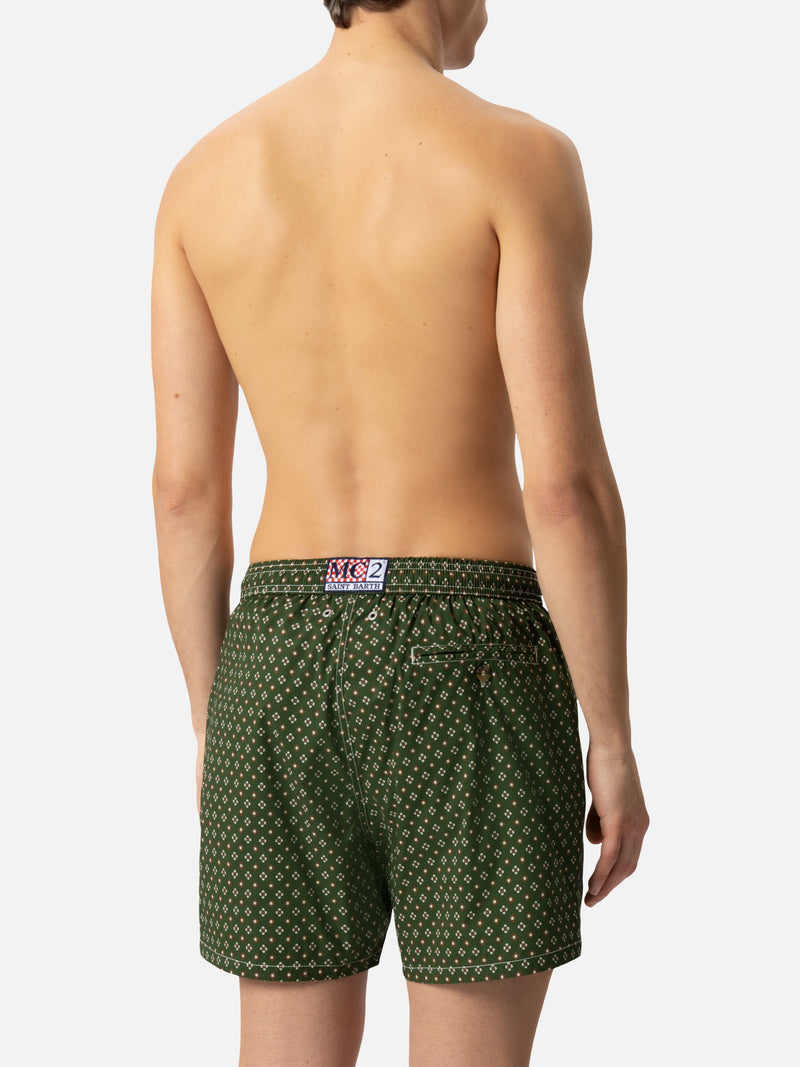 Comfort Light swim shorts with tie print