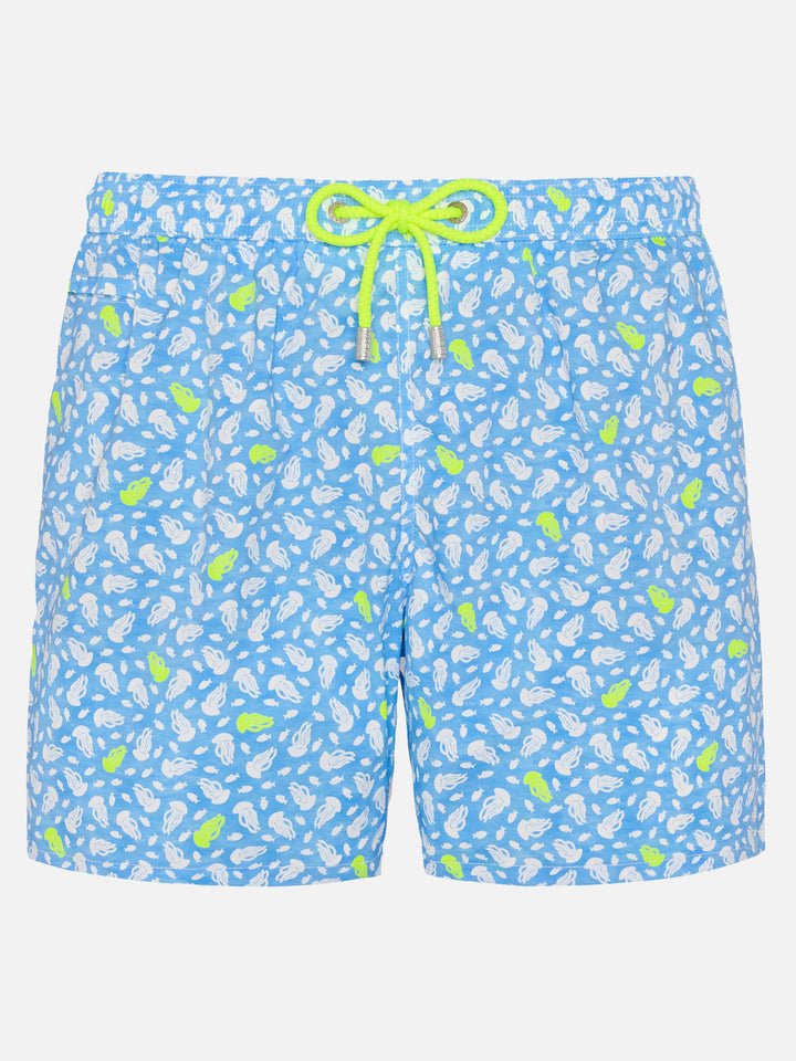 Badeshorts Comfort Light mit Quallen-Print