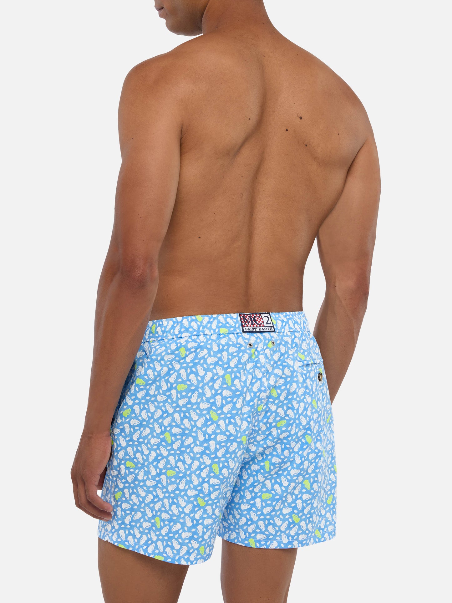 Comfort Light swim shorts with jelly fish print