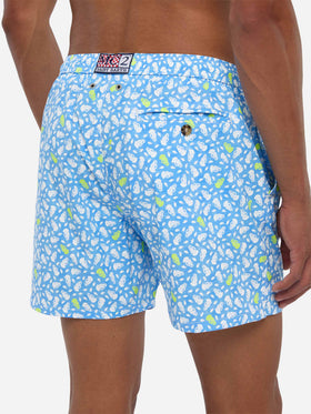 Comfort Light swim shorts with jelly fish print