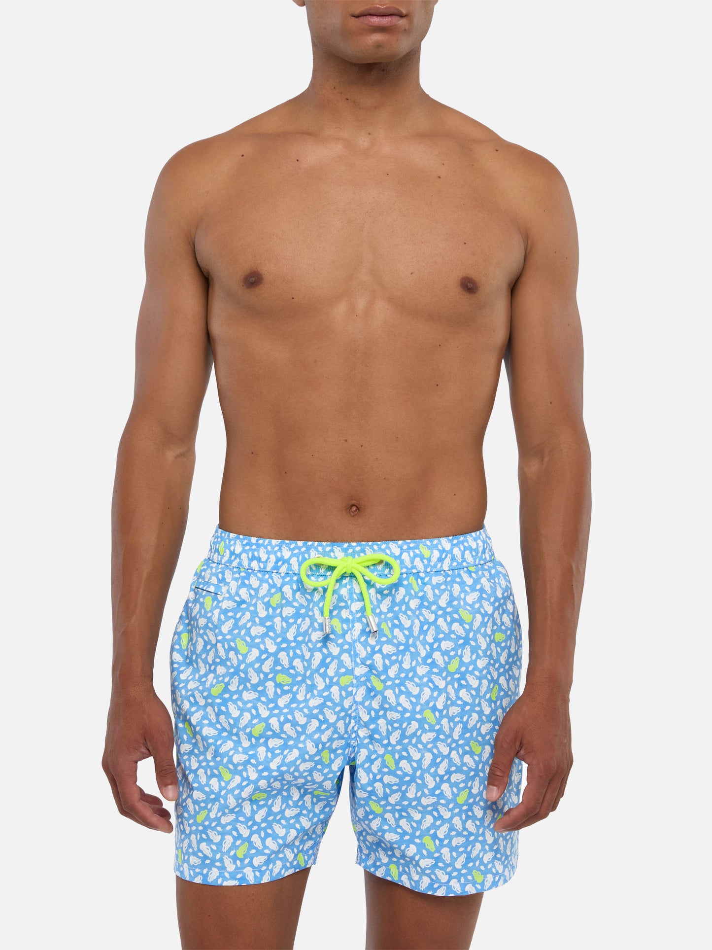 Comfort Light swim shorts with jelly fish print