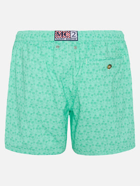 Costume mare Comfort Light con stampa palme