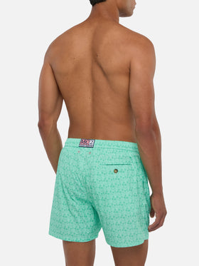 Costume mare Comfort Light con stampa palme