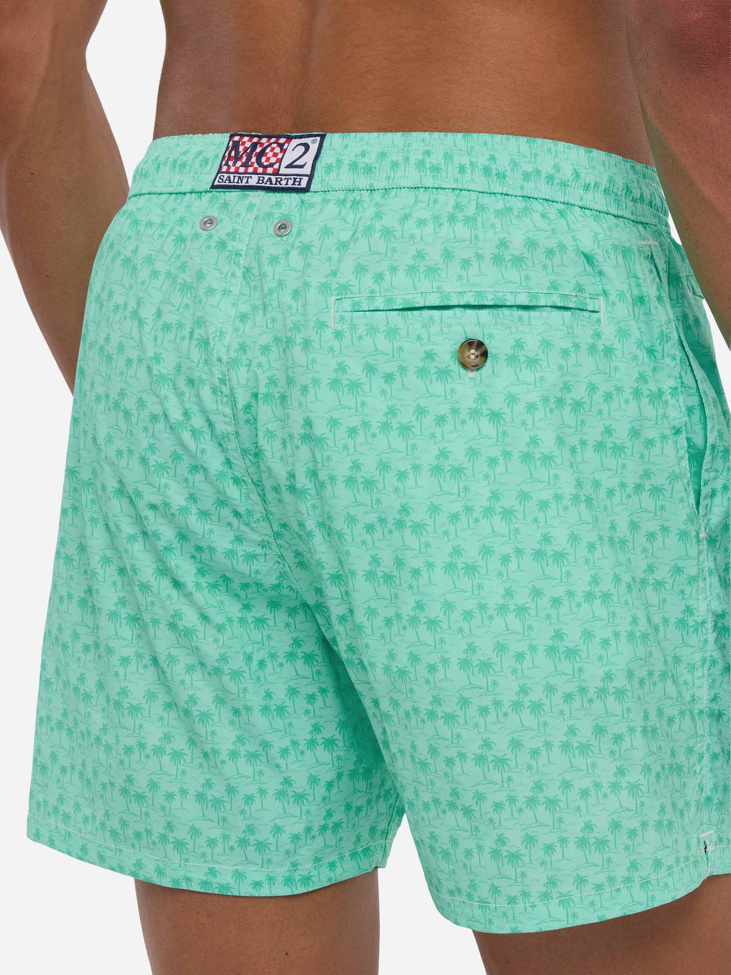 Costume mare Comfort Light con stampa palme