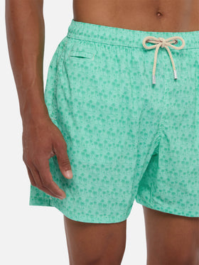 Costume mare Comfort Light con stampa palme