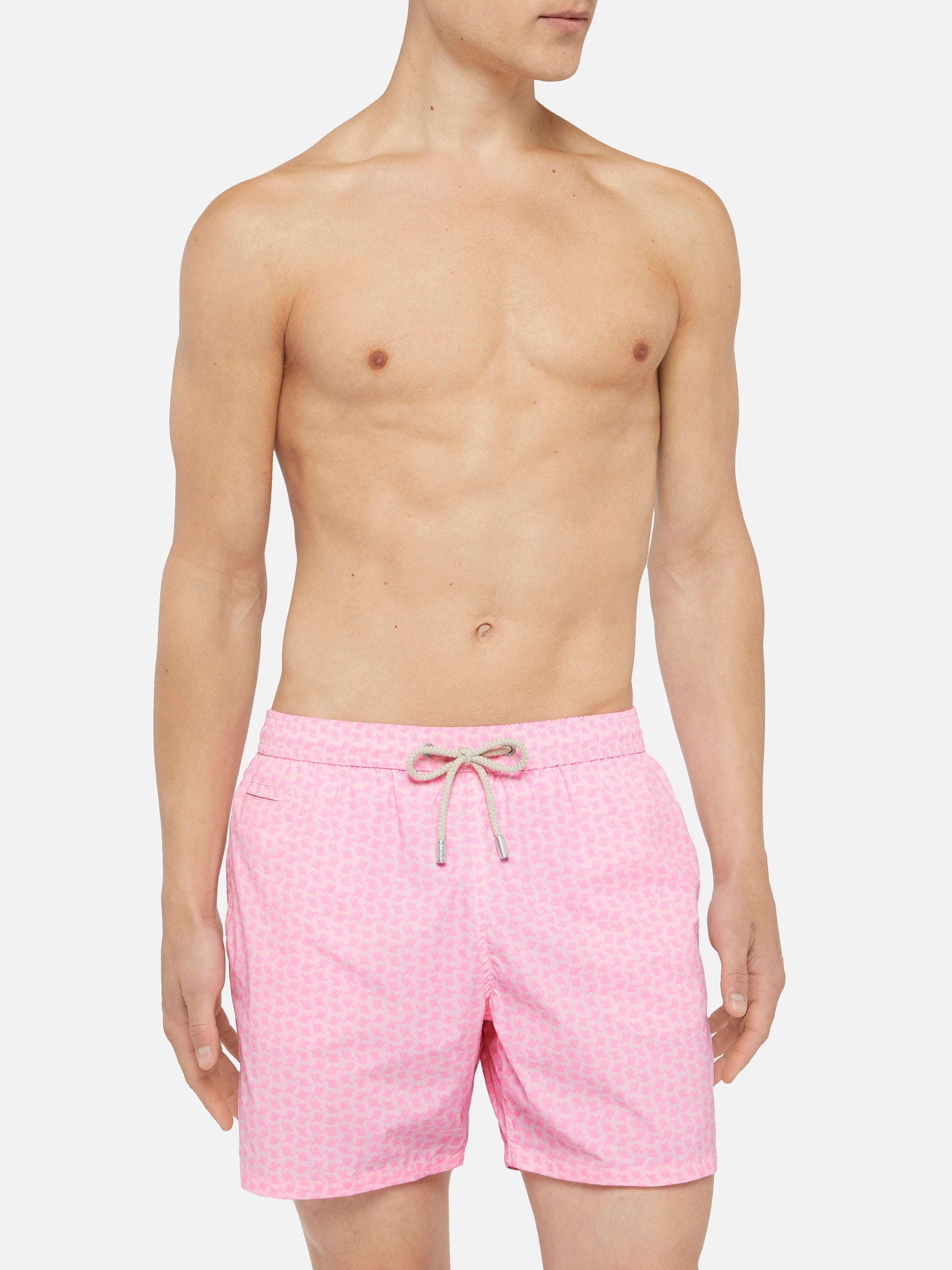 Comfort Light swim shorts with fish print - MC2 Saint Barth