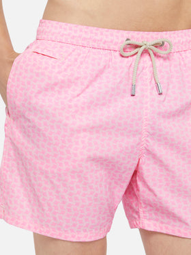 Comfort Light swim shorts with fish print - MC2 Saint Barth